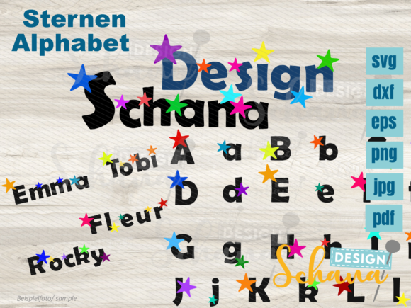 Craft Font with Stars: A Designer's Take on Graphics and Crafts for Publishers