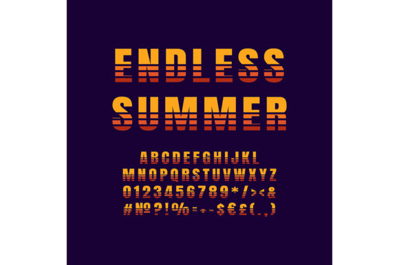 Endless Summer Vintage Vector Alphabet Review