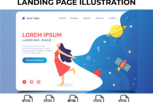 Landing Page Illustration 01: Essential Graphics for Modern Branding