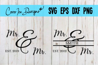 Mr. Mr. Wedding Anniversary Graphics for Crafts