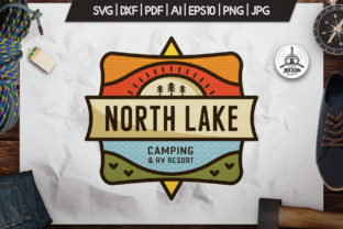 North Lake Camping Logo Badge Template: A Practical Graphics and Logos Review