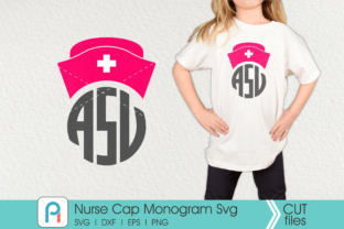 Nurse Cap Graphics for Crafts and Content Publishing