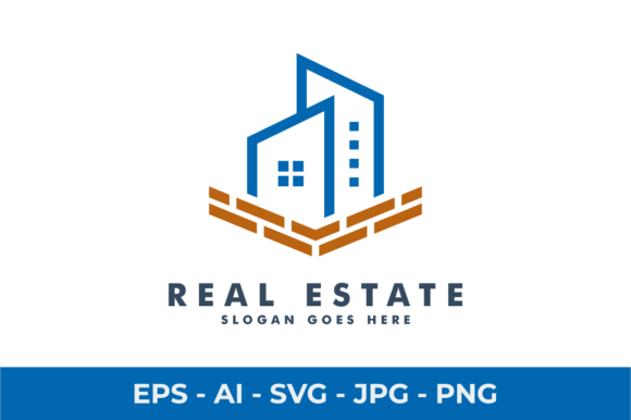 Real Estate Logo, Home Logotype Vector for Graphics and Logos