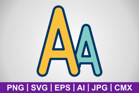 Vector Font Icon: Modern Graphics and Icons for Real Publishing
