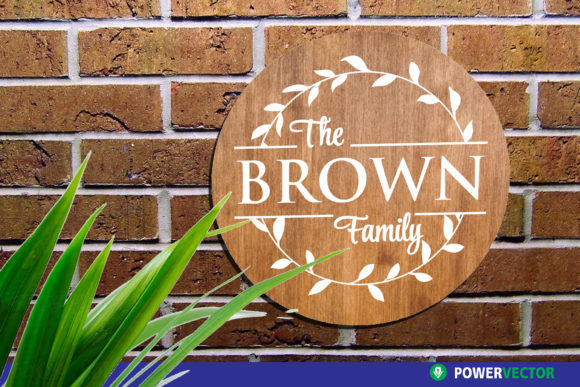 Wedding Monogram SVG, Family Wreath Sign Graphics